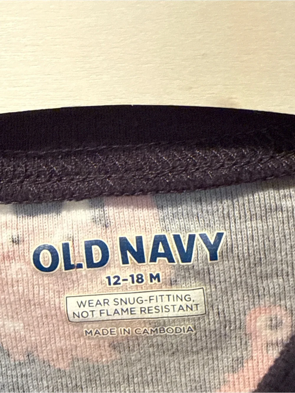 Old Navy Monster Print Long Sleeve Shirt 12-18M